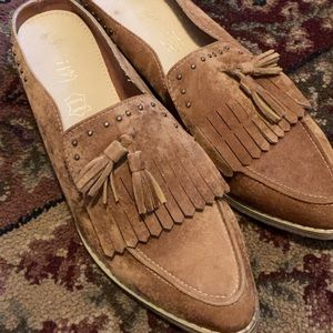 Vici Leather mules.  Size 7. EUC too big for me.